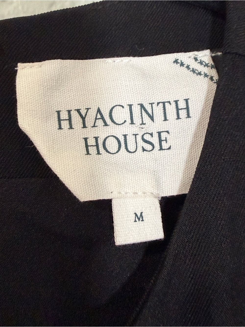 Tuckernuck Hyacinth House Black Beaded Bows Bernadette Mini Dress Sz Medium - Picture 3 of 5